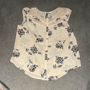 Candies floral print blouse in pink XL
